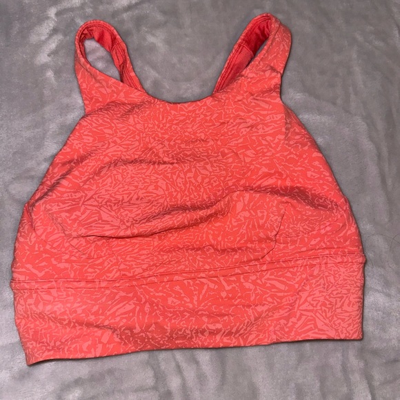 Lululemon wunder train bra crunch warm coral medium support C/D cup / 6 - Picture 3 of 5